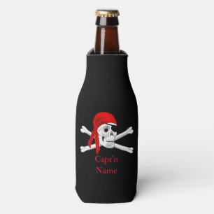 Enfriador De Botellas Personalizado Pirata Capitán Frasco