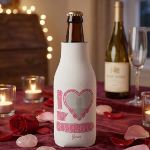 Enfriador De Botellas Personalizado Te Amo Mi Novio – Agregar Foto y Nom