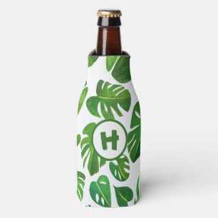 Enfriador De Botellas Personalizado verde de pintura de color de agua tr