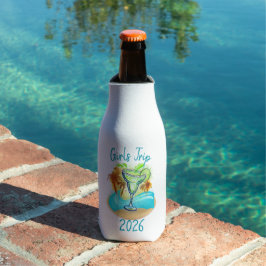 Enfriador De Botellas Personalized Tropical Island