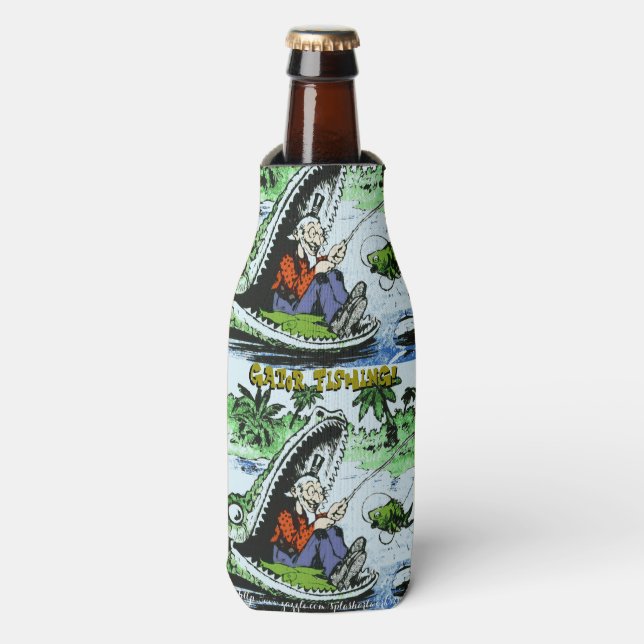 Enfriador De Botellas "¡Pesca con gatitos!" (Frente de la botella)