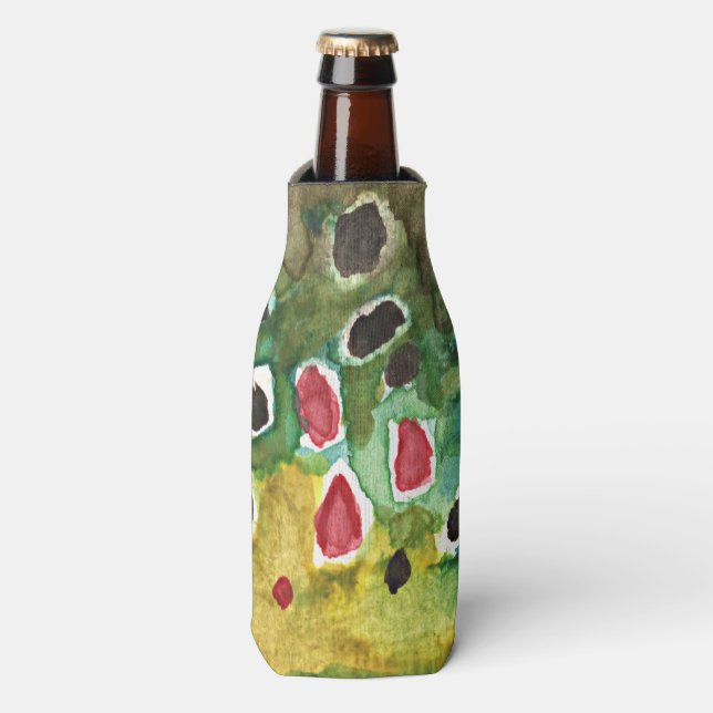Enfriador De Botellas Pesca de trucha marrón (Frente de la botella)