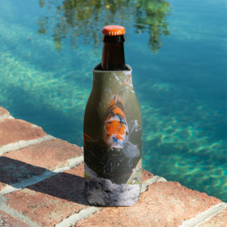 Enfriador De Botellas Pescado de Koi en un estanque