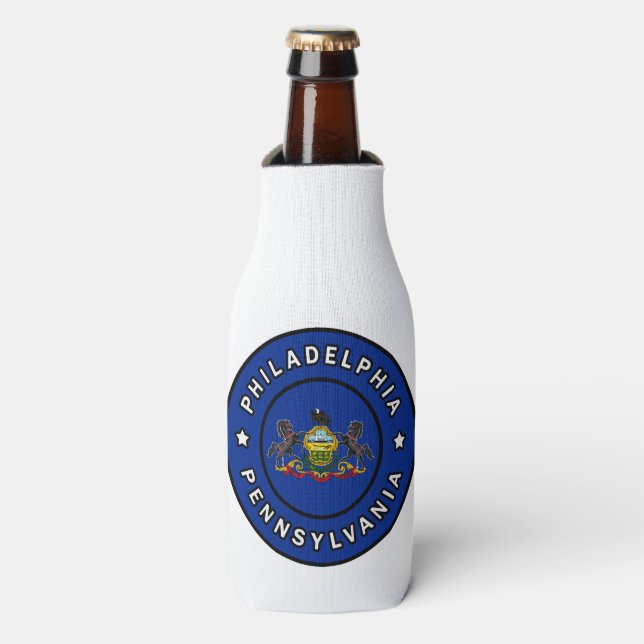 Enfriador De Botellas Philadelphia Pennsylvania (Frente de la botella)