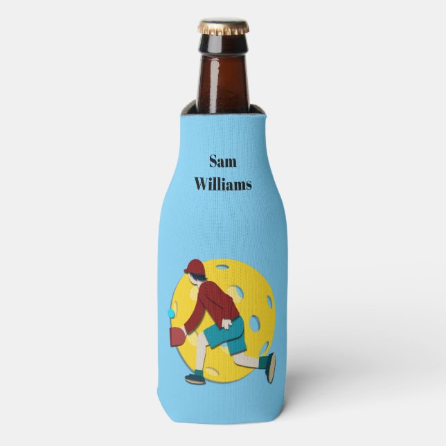 Enfriador De Botellas Pickle Ball (Frente de la botella)