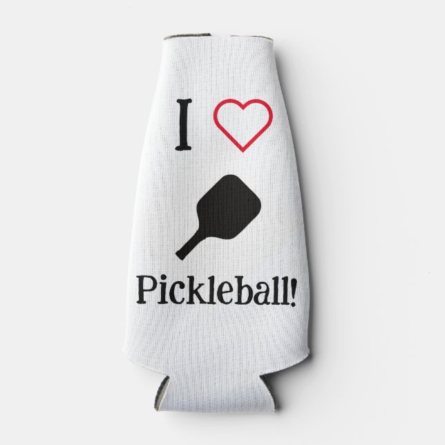Enfriador De Botellas ¡❤️ Pickleball! (Anverso)