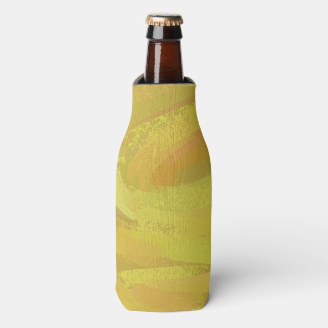 Enfriador De Botellas Pineapple Yellow Swirl (Frente de la botella)