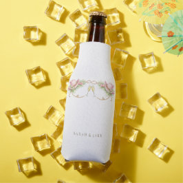 Enfriador De Botellas Pink Cowboy Hat Rustic Wedding