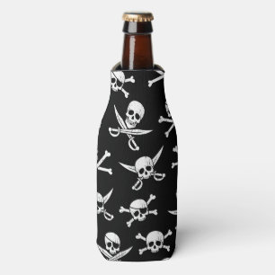 ENFRIADOR DE BOTELLAS PIRATAS Y HUESOS