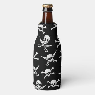 ENFRIADOR DE BOTELLAS PIRATAS Y HUESOS