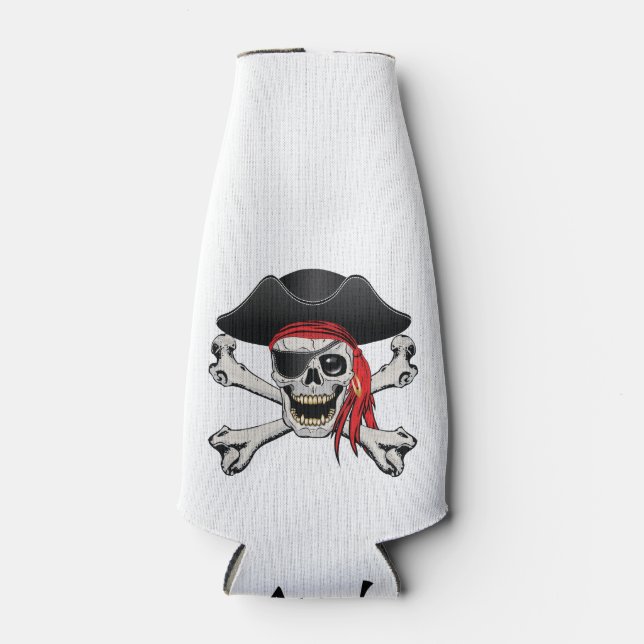 Enfriador De Botellas Pirate Skull (Anverso)