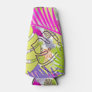 Enfriador De Botellas PixDezines selva/color de fondo DIY