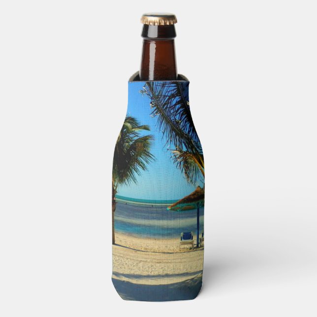 Enfriador De Botellas Playa del Caribe (Frente de la botella)