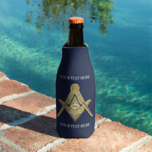 Enfriador De Botellas Plaza Freemason y Masonería Masónica Compass