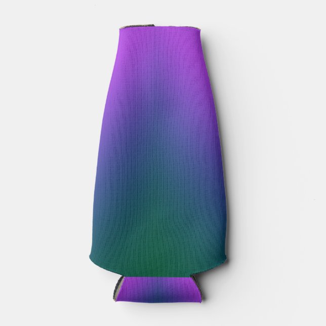 Enfriador De Botellas Plush Peacock Ombre (Anverso)