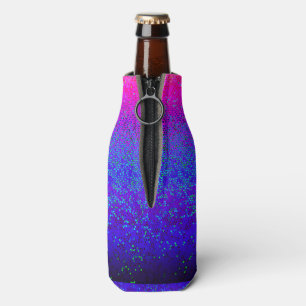 Enfriador De Botellas Polvo de estrella del purpurina del refrigerador