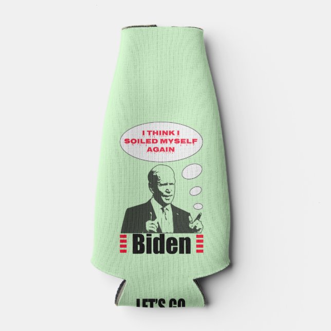 Enfriador De Botellas Poopy Pants Biden (Anverso)