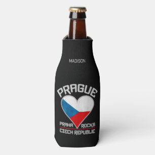 Enfriador De Botellas Praga / Praha nombre personalizado y texto