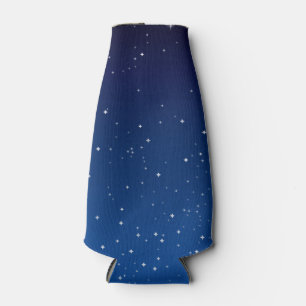 Enfriador De Botellas Profundo cielo nocturno estrellado azul