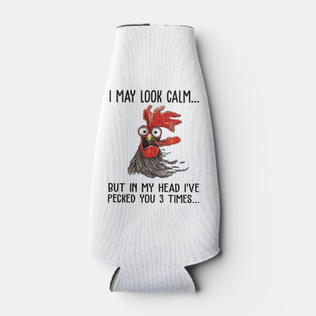 Enfriador De Botellas Puede que parezca tranquilo pero en mi cabeza te h (Anverso)