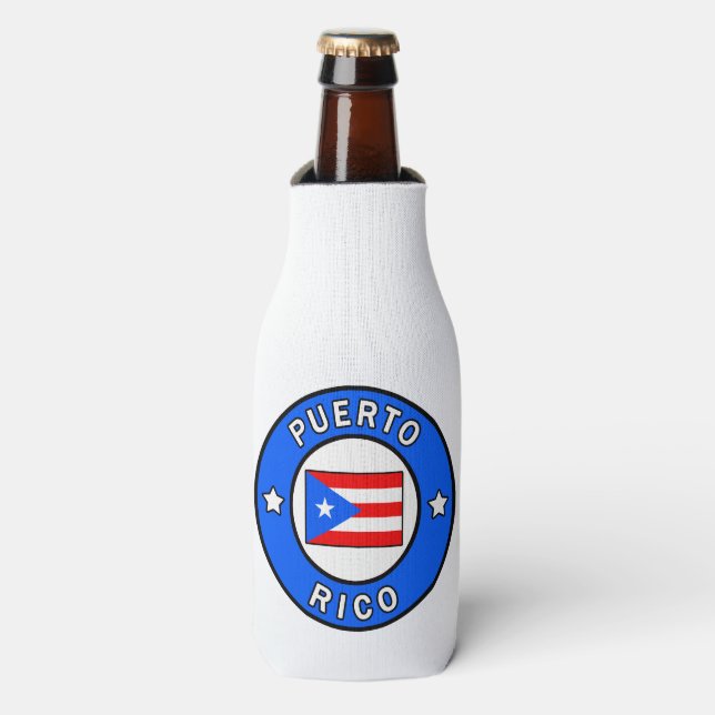 Enfriador De Botellas Puerto Rico (Frente de la botella)