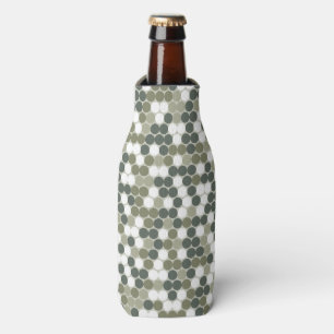Enfriador De Botellas Puntos retro verdes