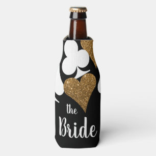 Enfriador De Botellas Purpurina de oro Vegas Personalizado de novia Fras