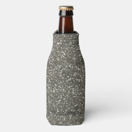 Enfriador De Botellas Purpurina plateado elegante