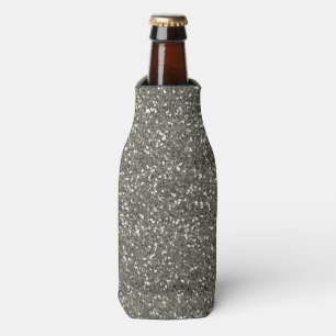 Enfriador De Botellas Purpurina plateado elegante
