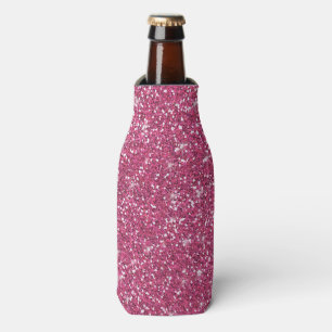 Enfriador De Botellas Purpurina rosa caliente impreso