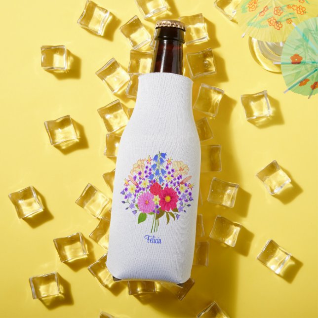 Enfriador De Botellas Ramo de flores Blanco (Verano in situ)
