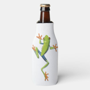 Enfriador De Botellas Rana arbórea anfibia verde