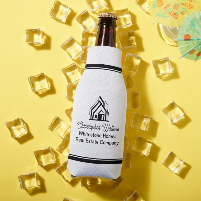 Enfriador De Botellas Real Estate Company Personalized Realtor Logo (Verano in situ)