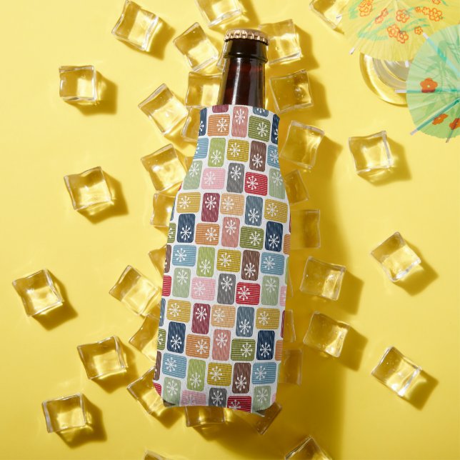 Enfriador De Botellas Rectángulos rayados (Verano in situ)