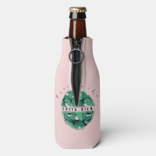 Enfriador De Botellas Recuerdo rosado de Pura Vida Costa Rica
