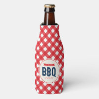 Red Gingham y Blue BBQ Fiesta