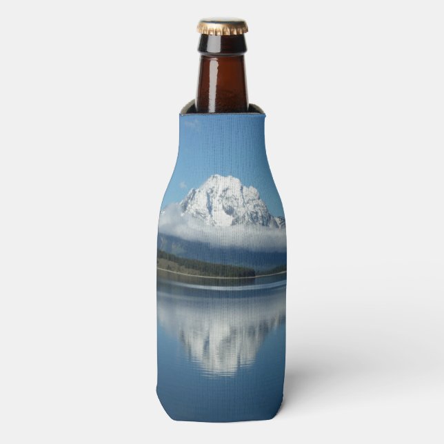 Enfriador De Botellas Reflexión sobre el Monte Moran en Grand Teton (Frente de la botella)