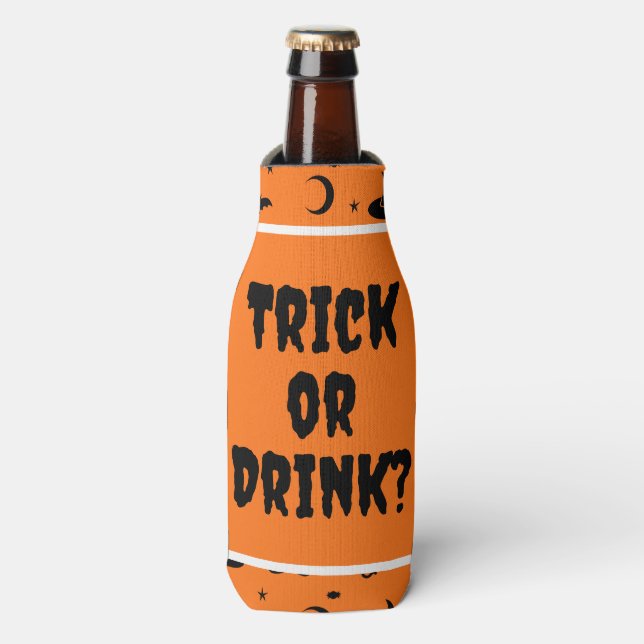 Enfriador De Botellas Refrigerador de bebidas de Halloween (Frente de la botella)