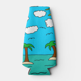 Enfriador De Botellas Refrigerador de bebidas de la isla tropical Getawa