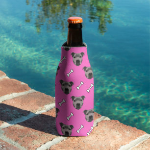Enfriador De Botellas Refrigerador de bebidas de perros arco iris