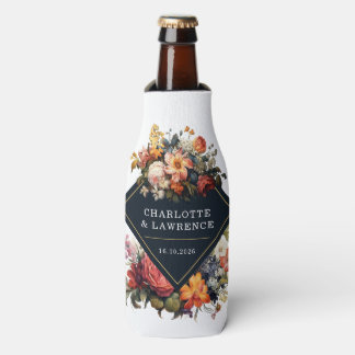 Enfriador De Botellas Refrigerador de boda de estilo vintage, marco retr