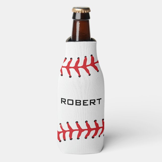 Enfriador De Botellas Refrigerador de botellas de diseño de béisbol (Frente de la botella)