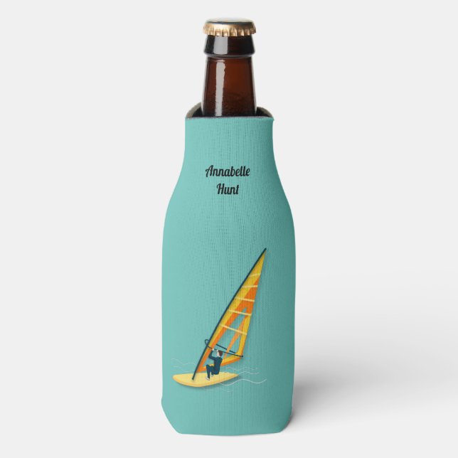 Enfriador De Botellas Refrigerador de botellas de windsurf (Frente de la botella)