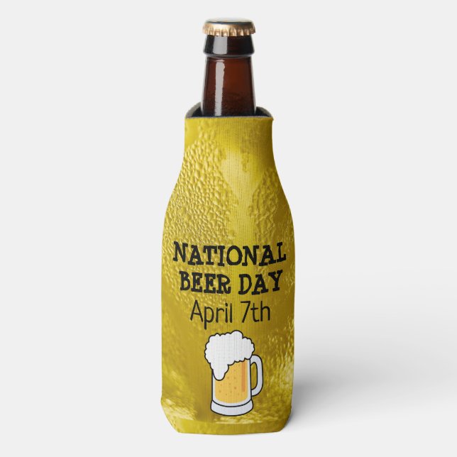 Enfriador De Botellas Refrigerador de botellas frías de Beer Day (Frente de la botella)