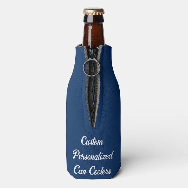 Enfriador De Botellas Refrigerador de frascos personalizado impreso con  (Reverso de la botella)