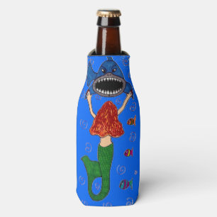 Enfriador De Botellas Refrigerador de la botella de la sirena y del