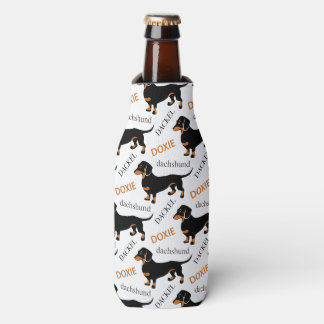Enfriador De Botellas Refrigerador del frasco del patrón de Dachshund