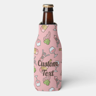 Enfriador De Botellas Refrigerador del frasco del patrón de vino Rosa