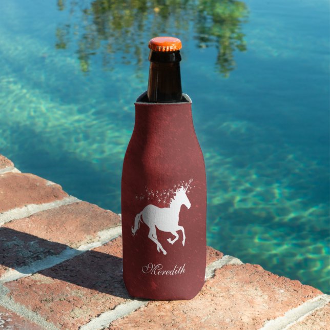 Enfriador De Botellas Refrigerador personalizado de frascos de unicornio (Piscina in situ)