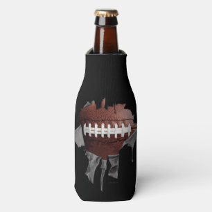 Enfriador De Botellas Refrigerador rasgado de la botella del negro del